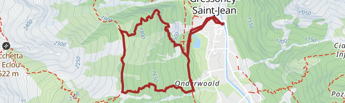 Route map: Alpe Jatza